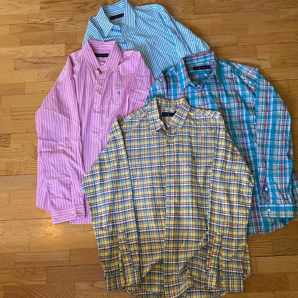 Men’s Ralph Lauren Button Down Bundle XL